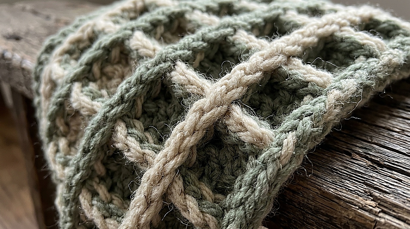 Patron Plaid au Crochet Facile : Couverture Moelleuse en Point Gaufre